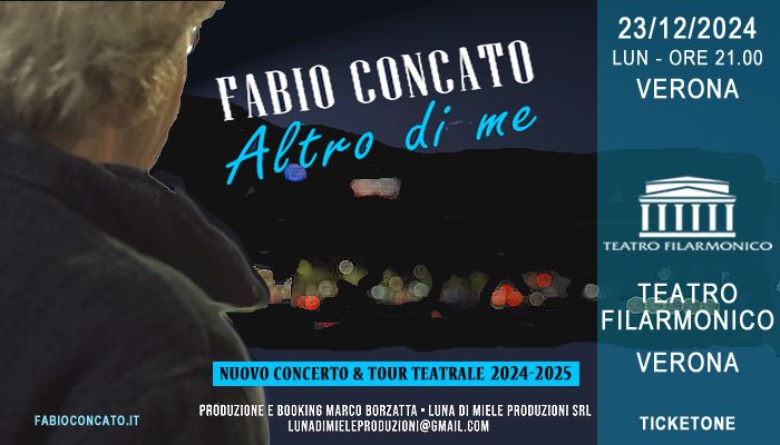 Verona - Fabio Concato in concerto - Altro di Me