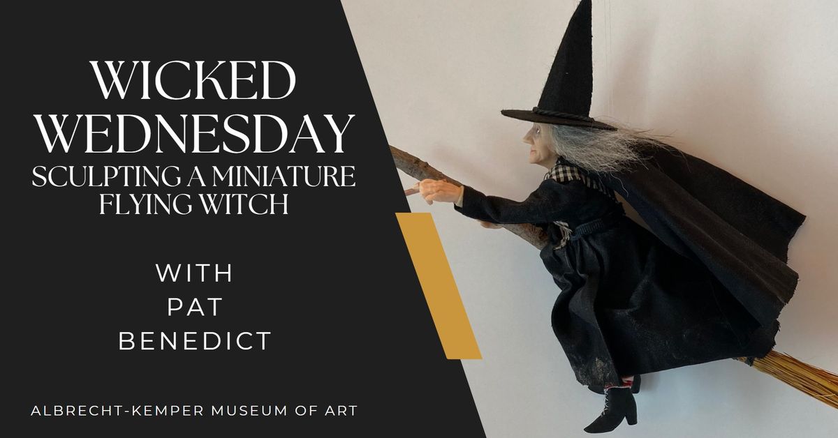 Wicked Wednesday: Sculpting a Miniature Flying Witch with Pat Benedict