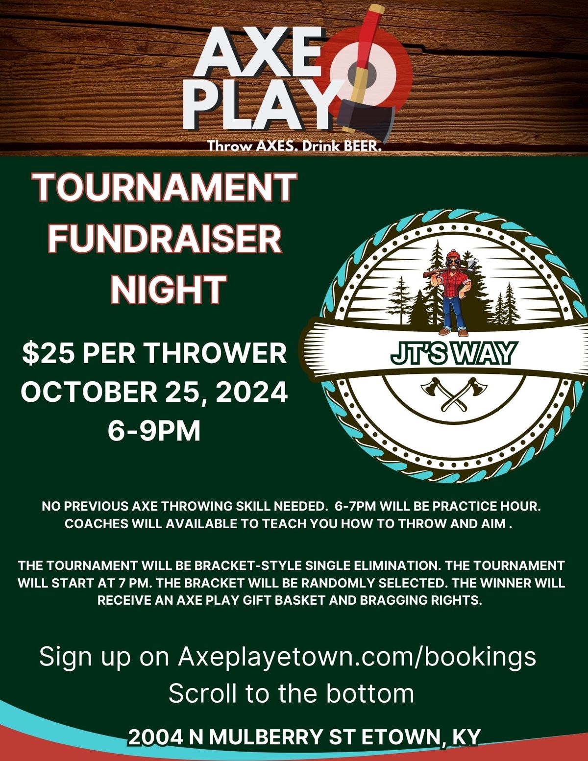 AXE PLAY FUNDRAISER