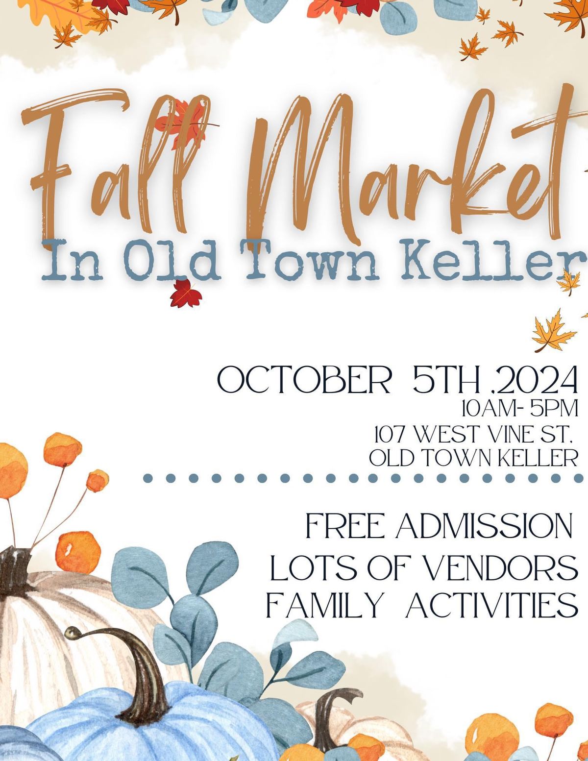 Old Town Keller Fall Market Event 2024