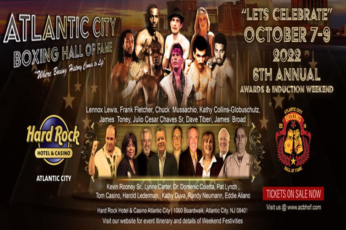 Atlantic City Boxing Hall of Fame Awards and Induction Ceremony at Sound Waves at Hard Rock Hotel and Casino Atlantic City