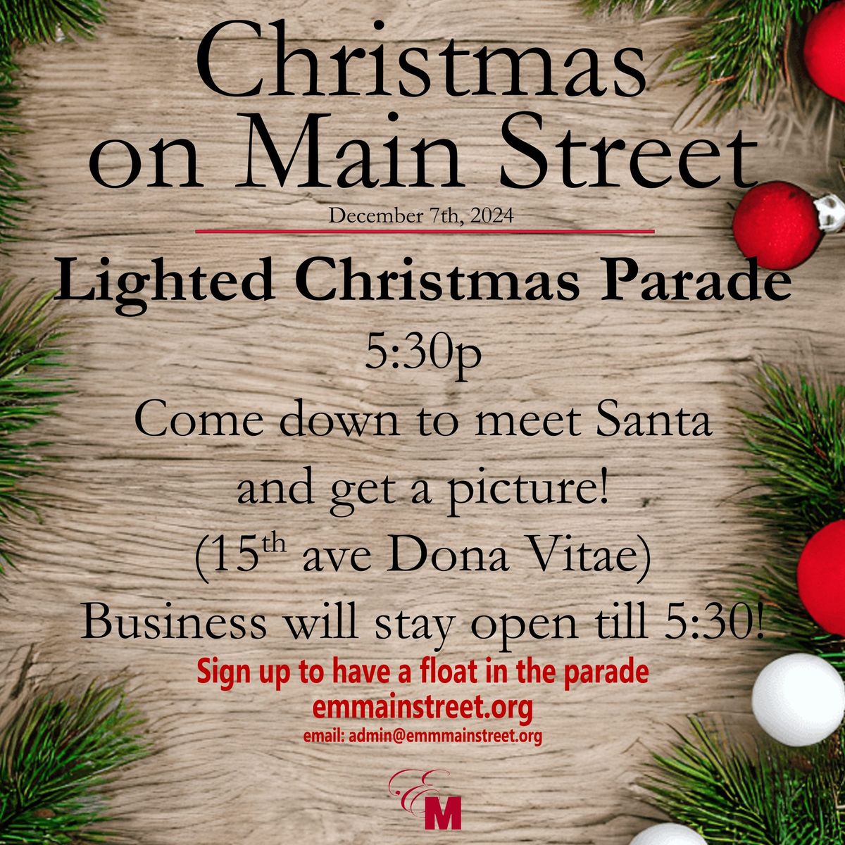 Christmas on Mainstreet!