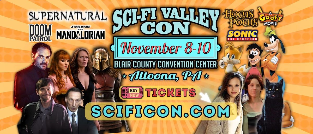 Sci-Fi Valley Con, Part 13: Nov. 8-10, 2024