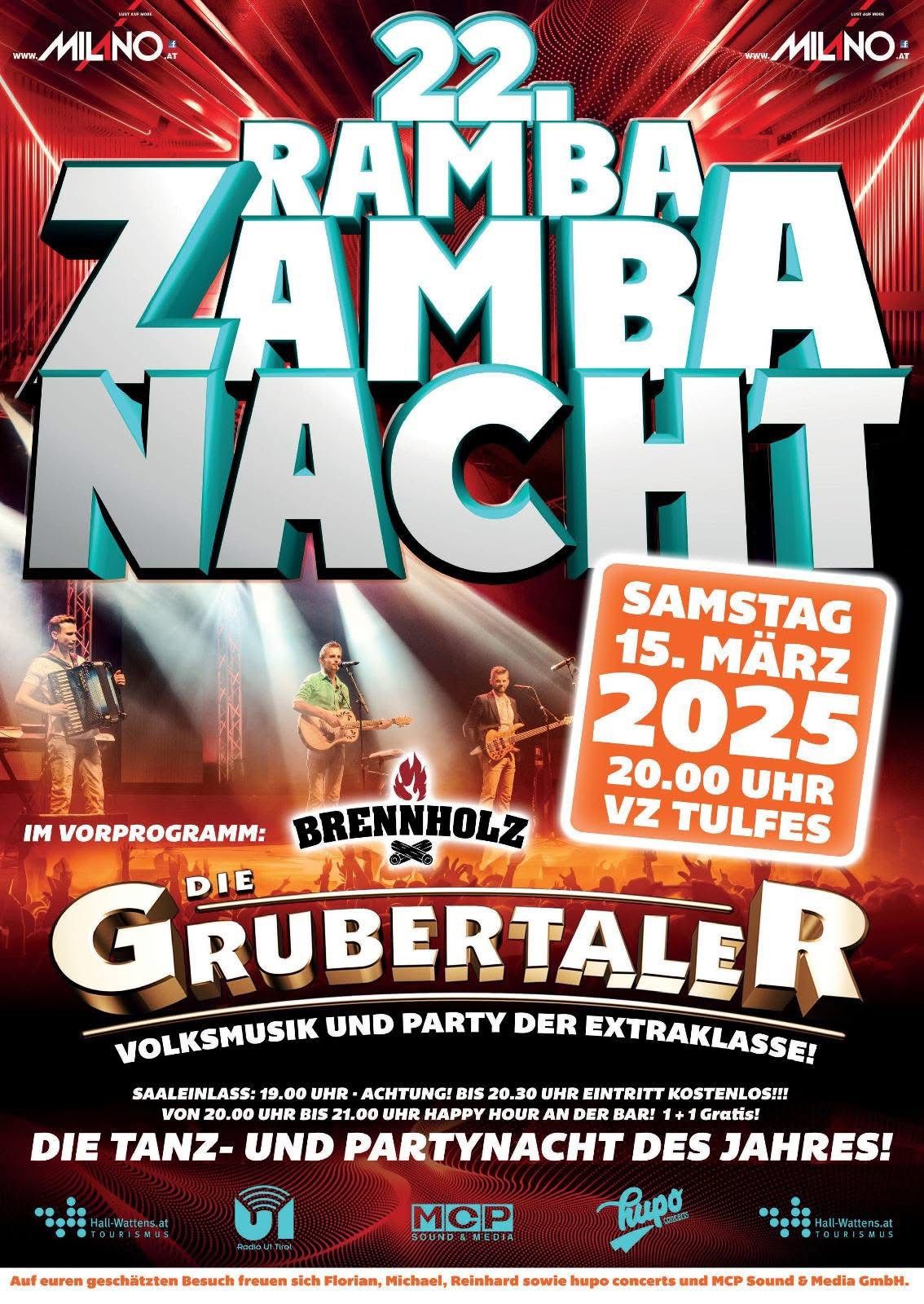 Grubertal Ramba-Zamba Night