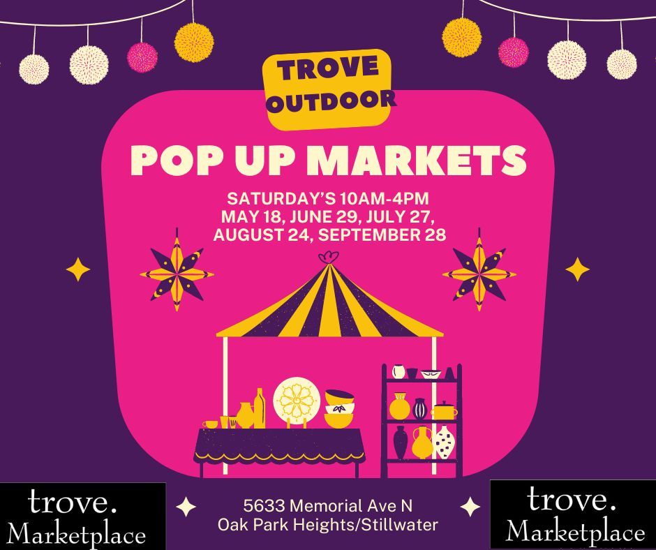 Trove Outdoor Summer Pop Up Markets