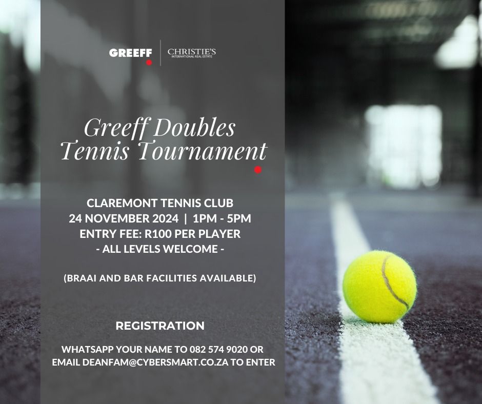 Greeff Doubles Tennis Tournament