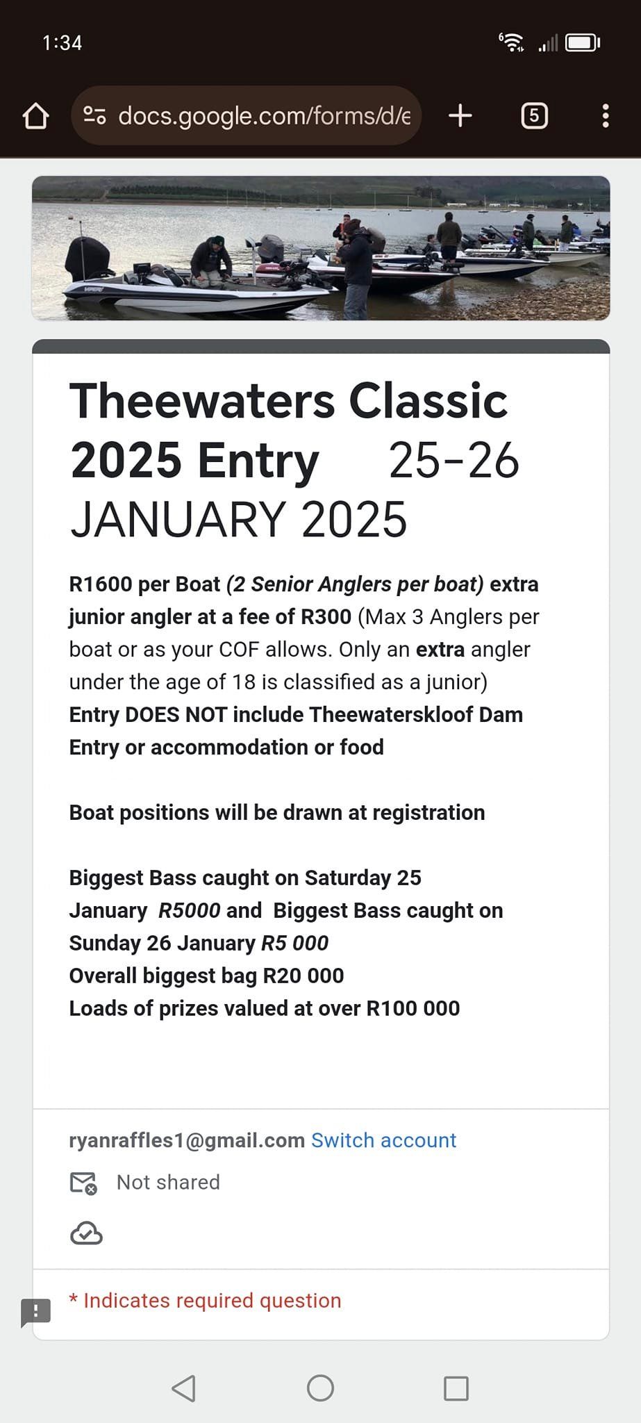 Theewaterskloof Bass Classic 2025