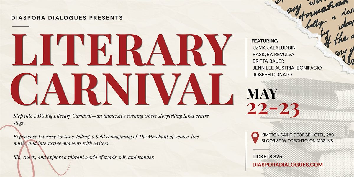 Diaspora Dialogues Presents DD's Big Literary Carnival