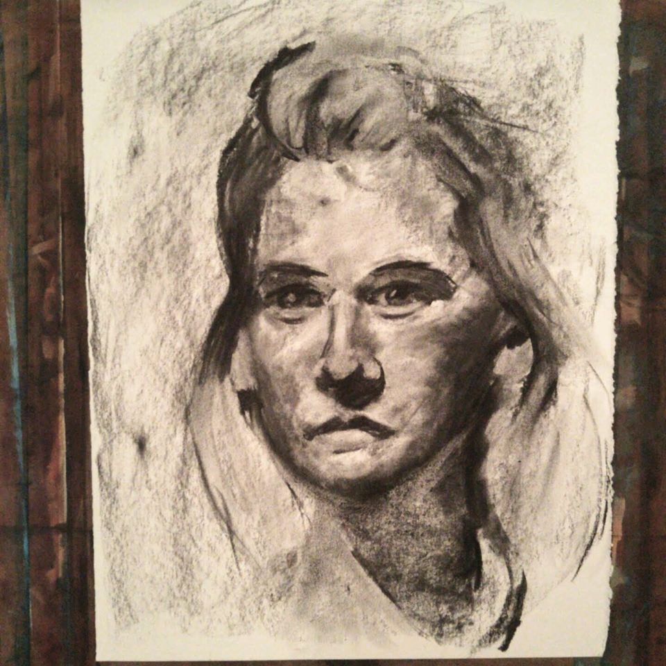 Charcoal Portraits: Beginner Intensive for ages 9-12 with Sophia Hanna