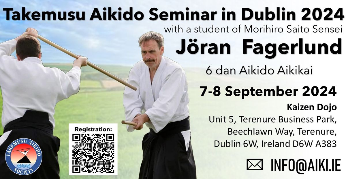 International Aikido Seminar in Dublin with J\u00f6ran Fagerlund sensei.