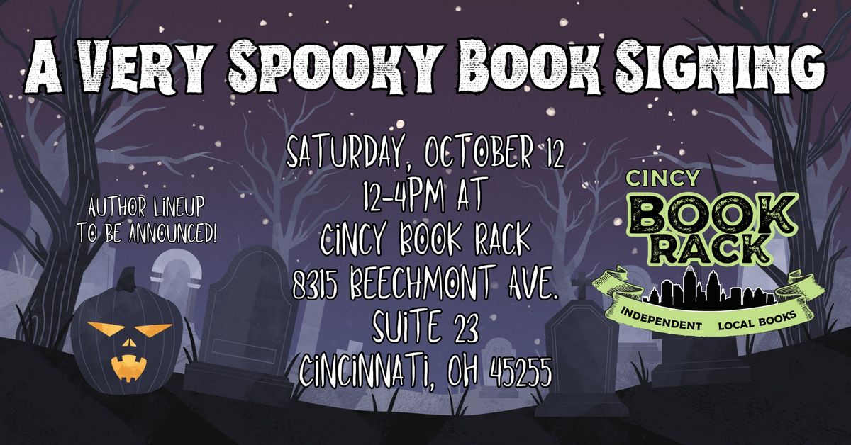 A Very Spooky Book Signing