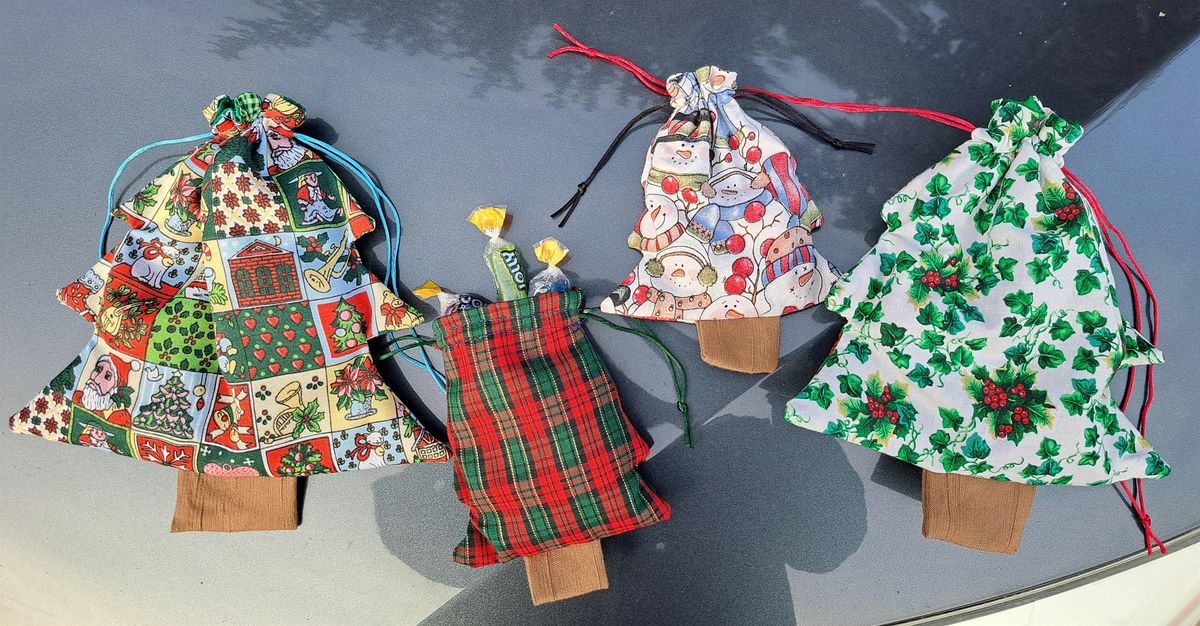 Holiday Tree Drawstring Bag Sewing Class with Zoey Storck