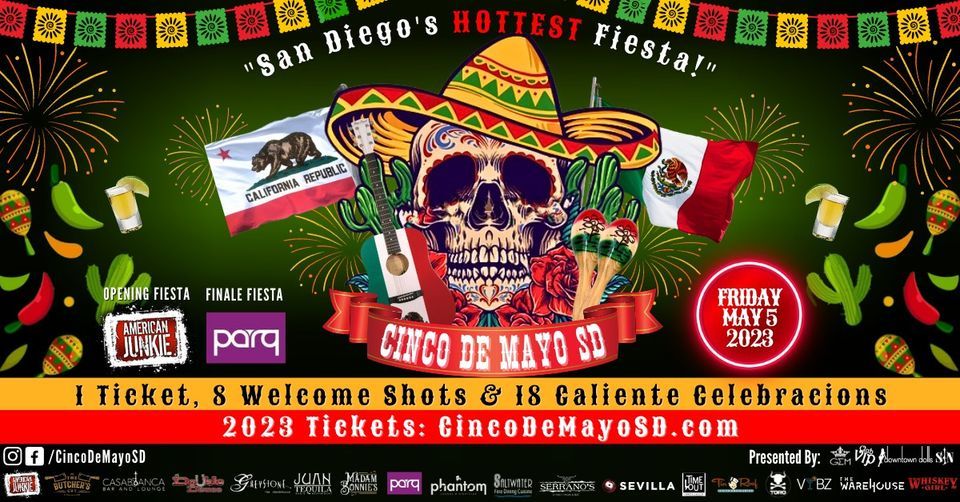 2023 Cinco De Mayo ~ San Diego Gaslamp Quarter's #1 Fiesta | Friday, May 5!