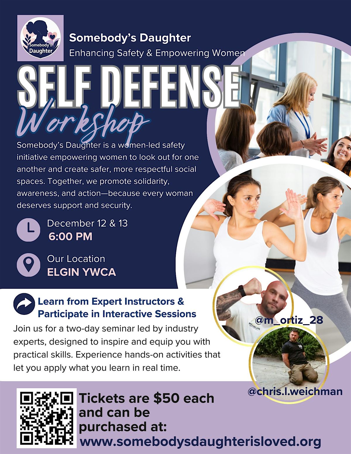 Somebody's Daughter Self Defense Workshop
