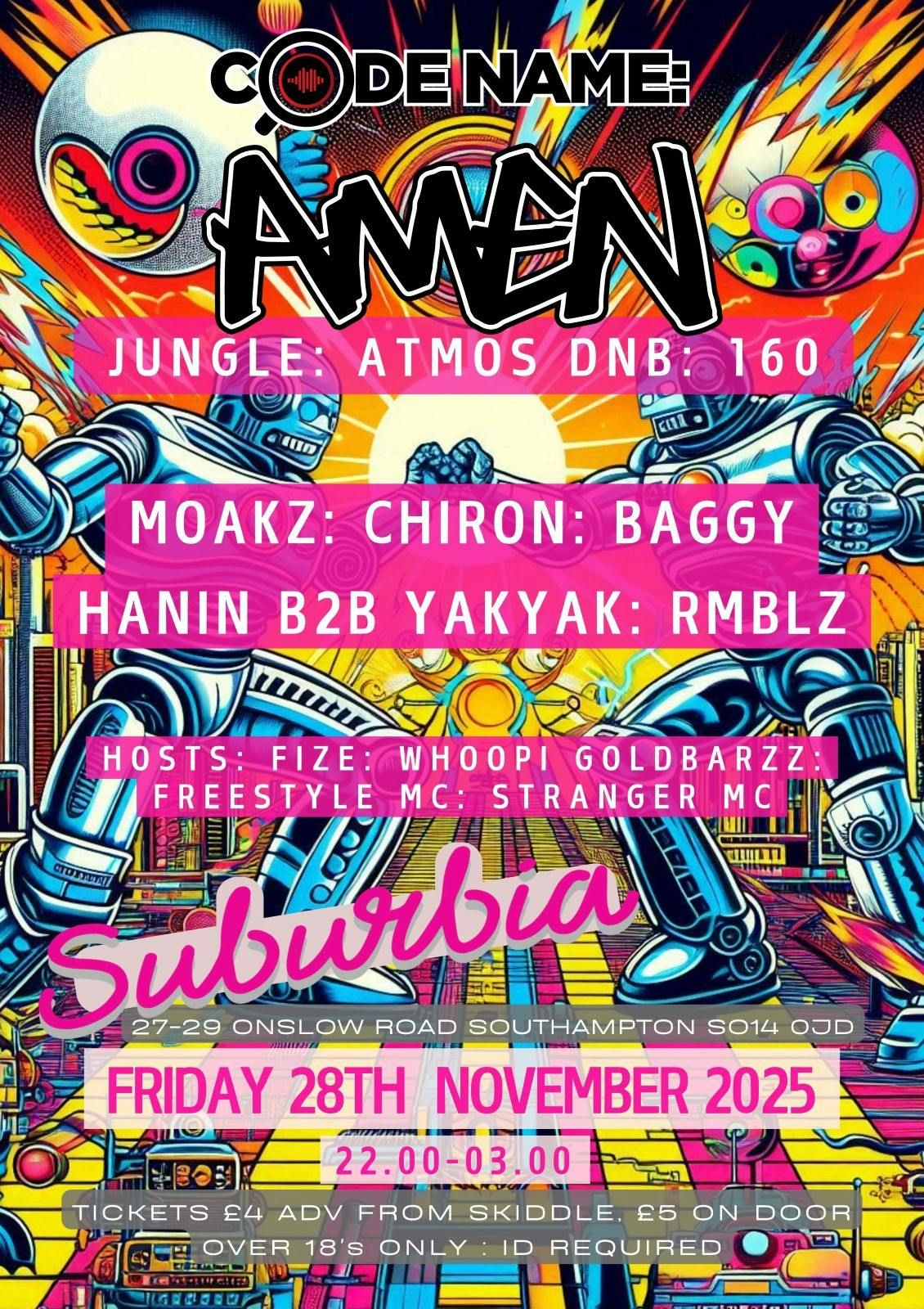 Codename: Amen Friday 28th November 2025