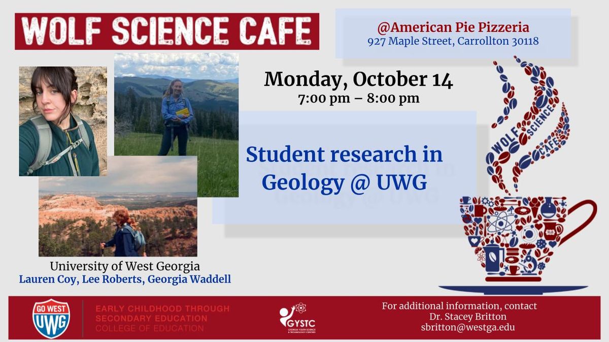 UWG Geology @ Wolf Science Cafe