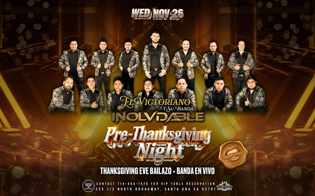 Pre-Thanksgiving Night \u2014 Thanksgiving Eve Bailazo