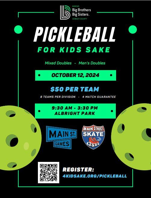 Save the Date: Pickleball for Kids Sake 