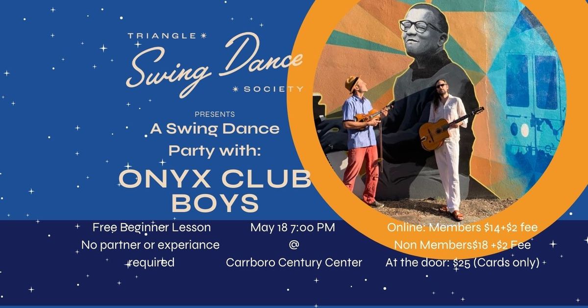 Swing Dance Party with the Onyx Club Boys