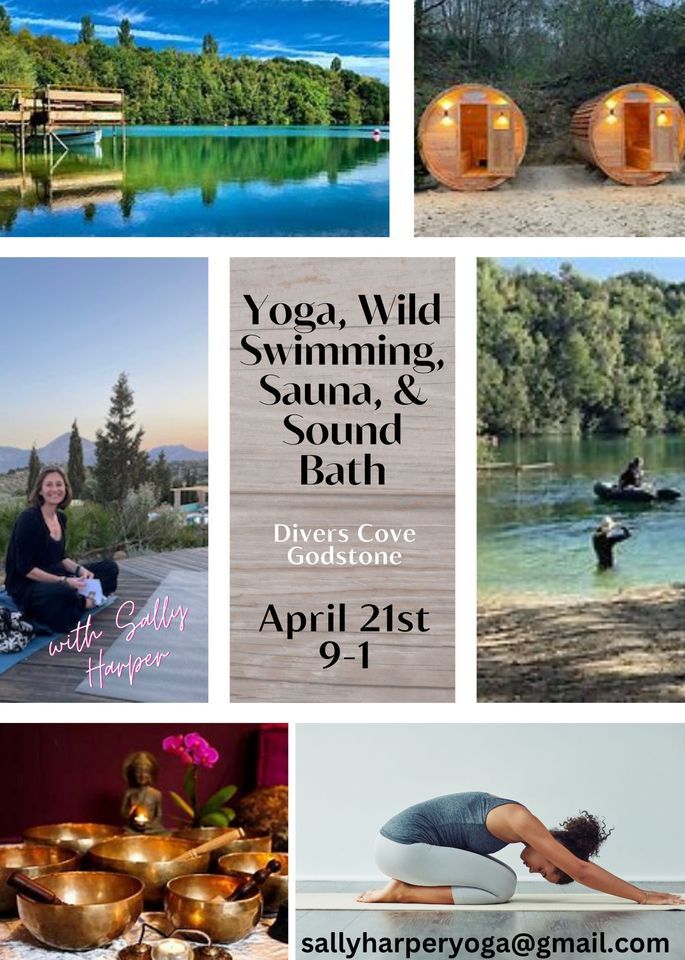 Yoga, Wild Swimming, Sauna, and Sound Bath