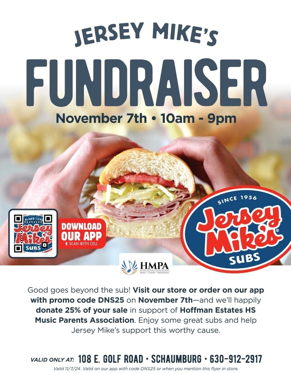 Jersey Mike's Fundraiser