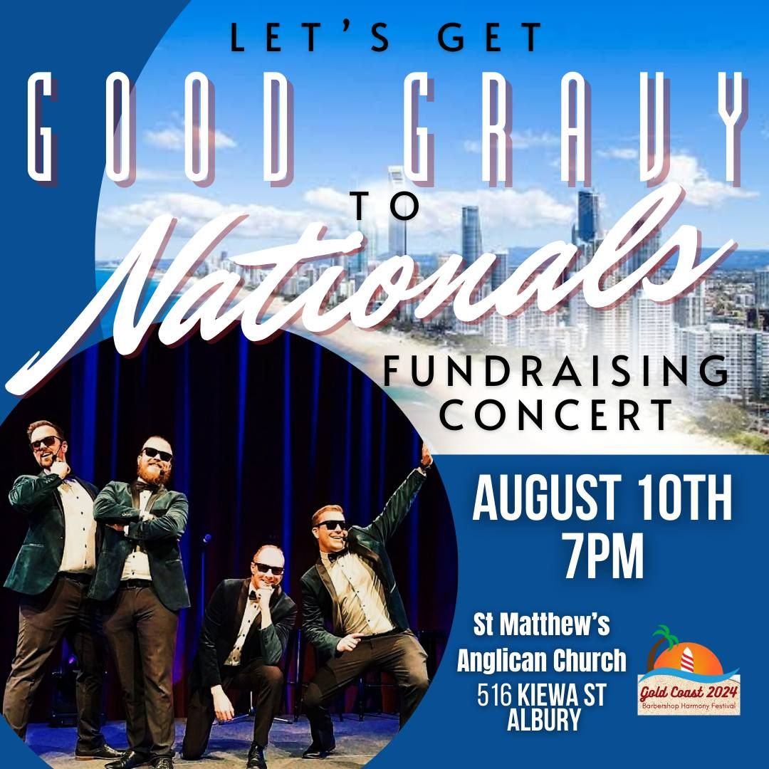 Let\u2019s Get Good Gravy to Nationals Fundraising Concert