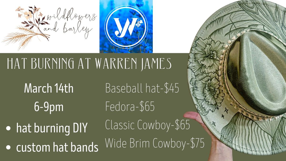 Hat Burning at Warren James