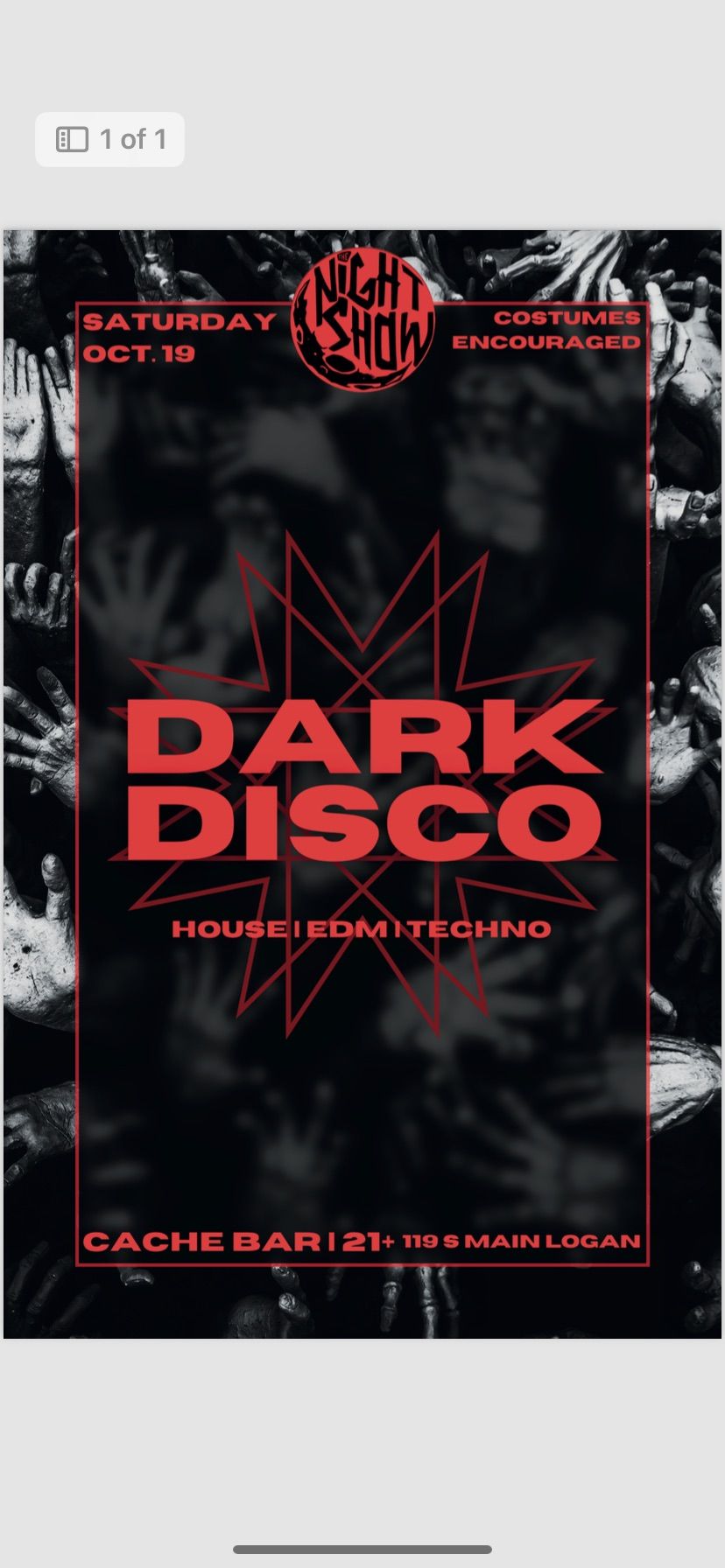 The Dark Disco (Hosted by The Night Show)