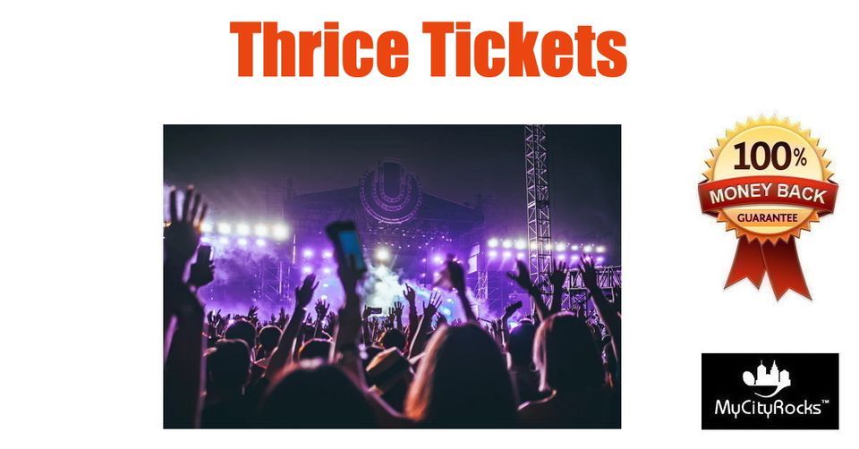 Thrice Tickets Denver CO Fillmore Auditorium