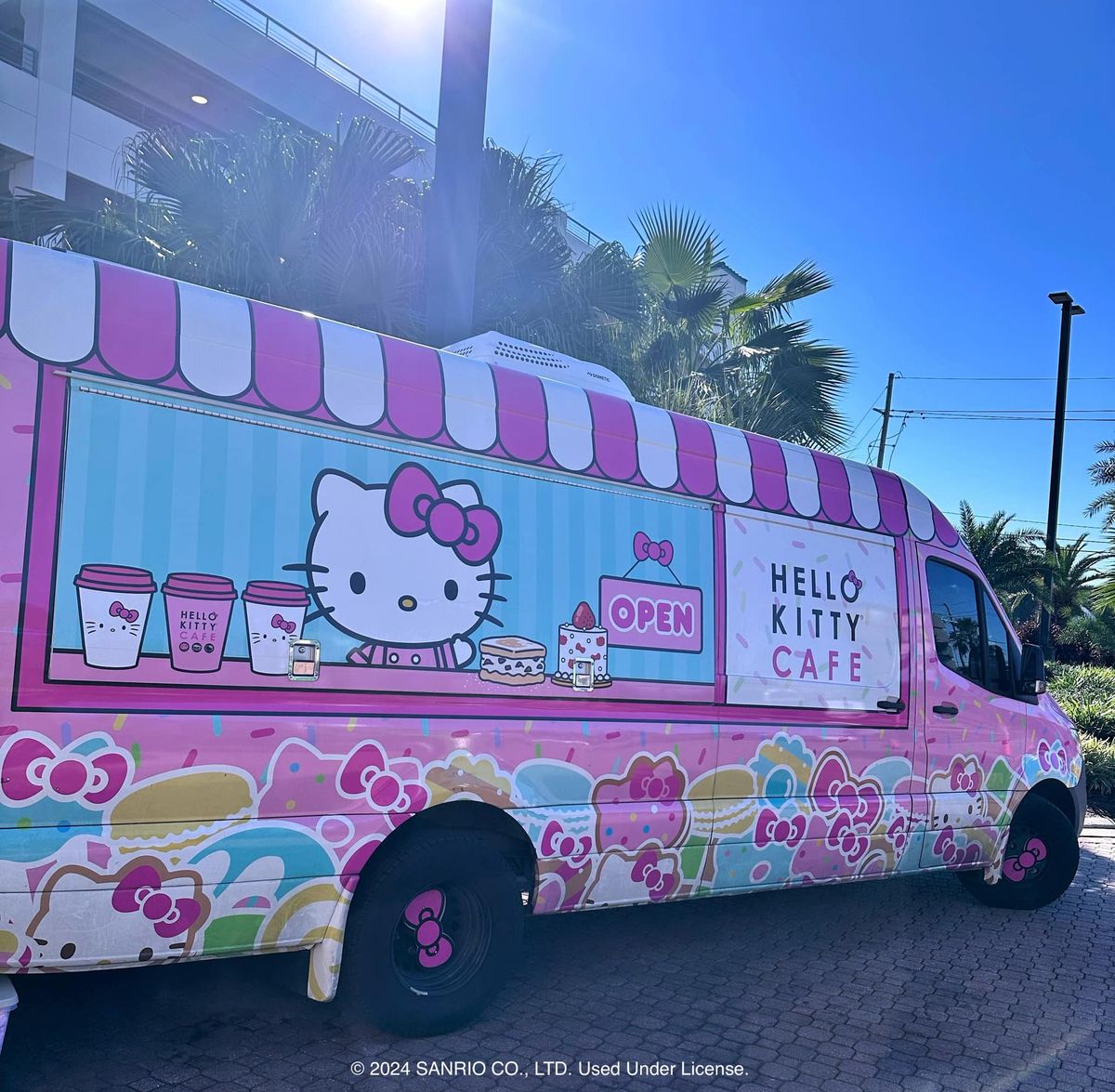 Hello Kitty Cafe Truck Central - New Orleans Appearance