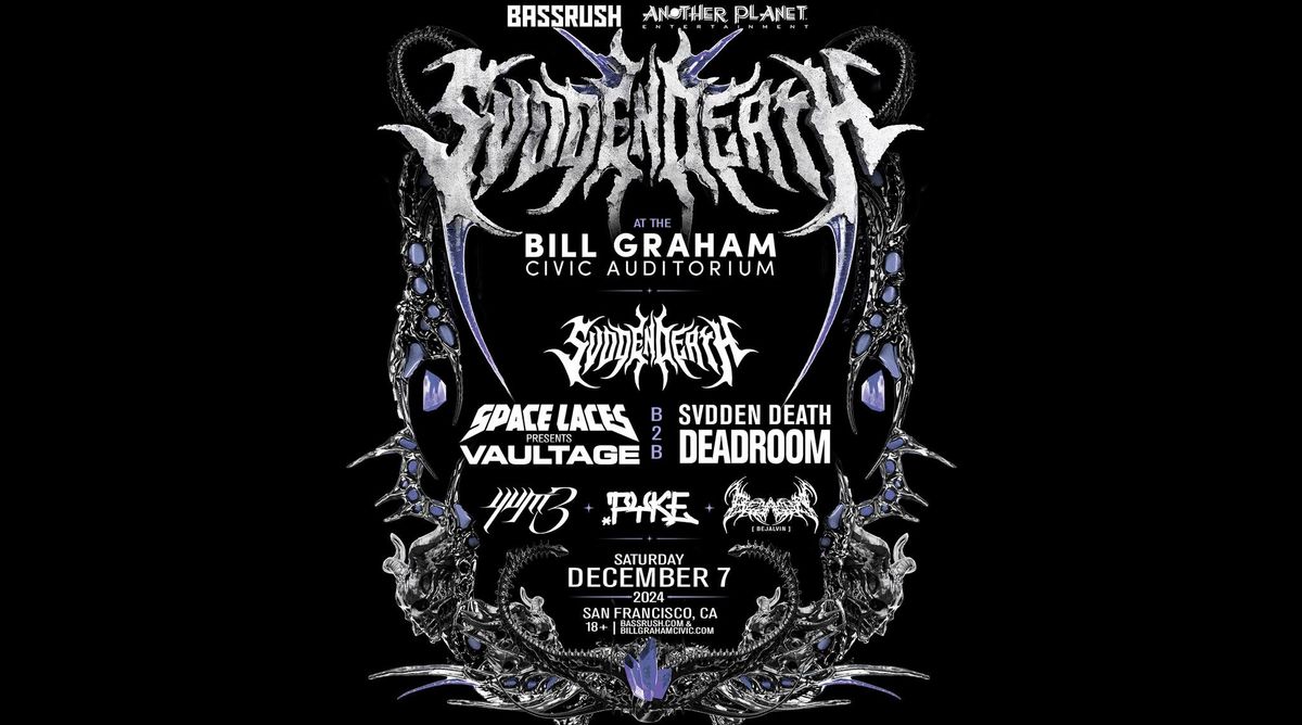 SVDDEN DEATH at Bill Graham Civic Auditorium