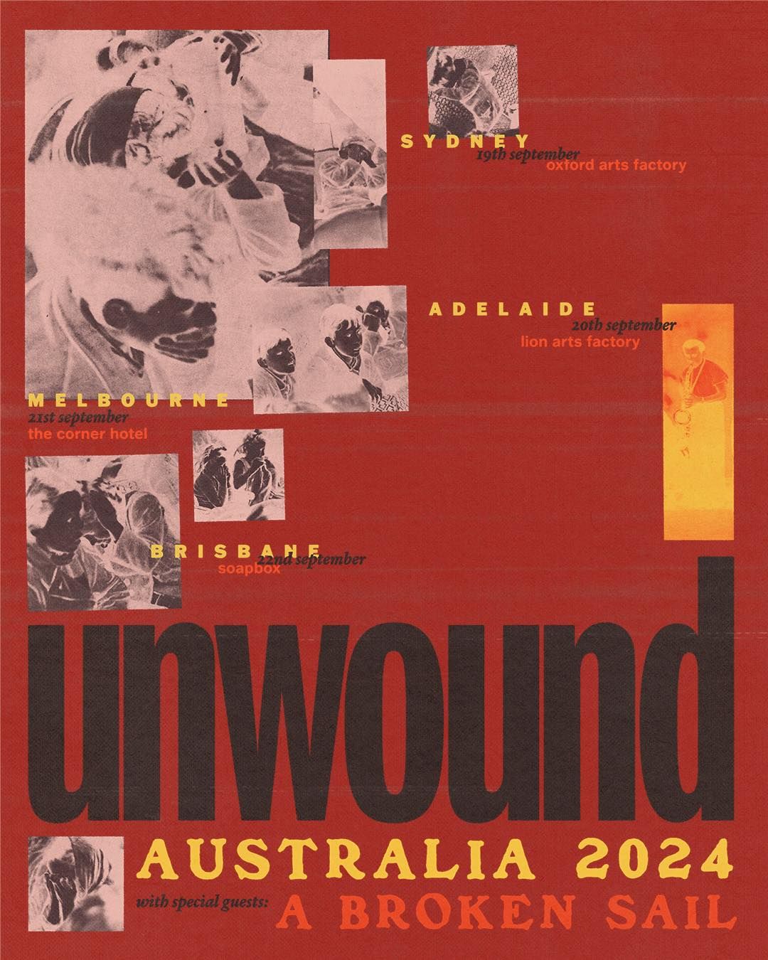 Unwound (USA) with A Broken Sail - MELBOURNE