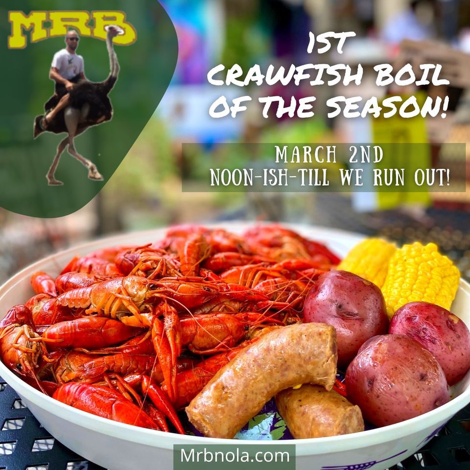 1st Crawfish Boil at MRB!