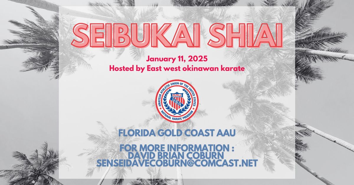 Seibukai Shiai - Florida Gold Coast AAU