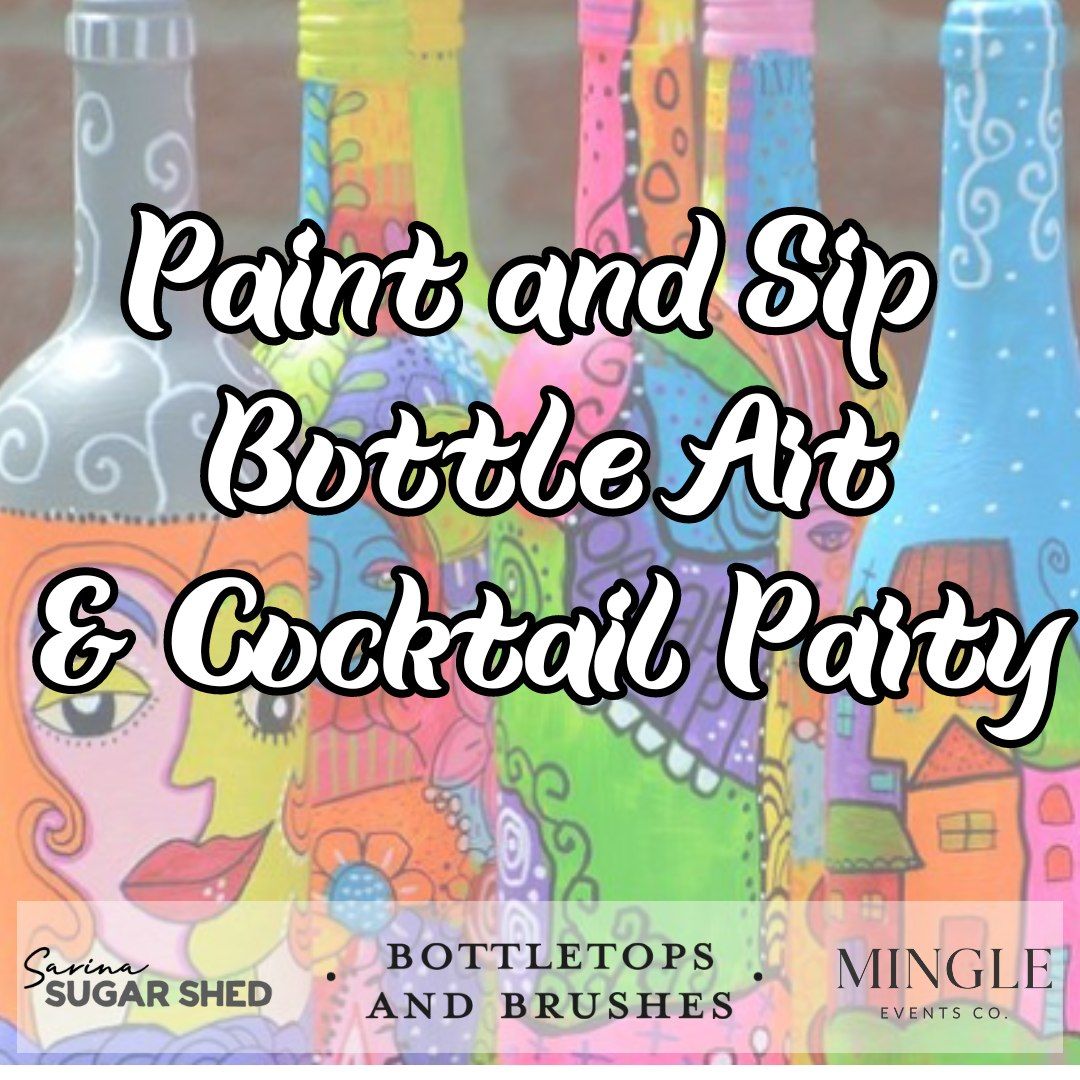 Paint your bottle - Bottle Art @ Sarina Sugar Shed