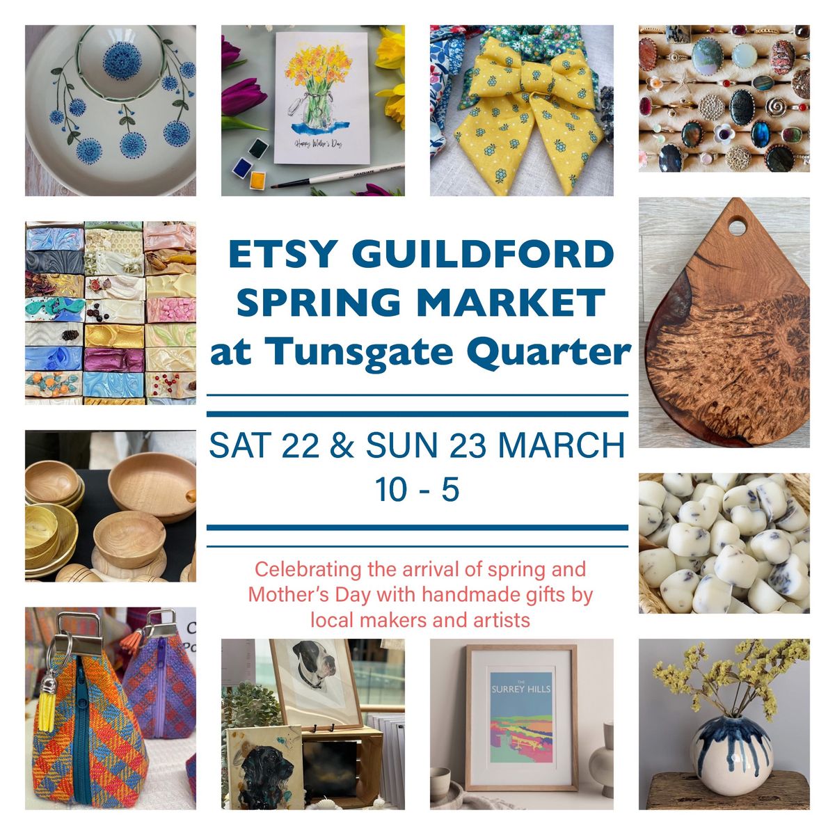 ETSY GUILDFORD SPRING MARKET AT TUNSGATE QUARTER 