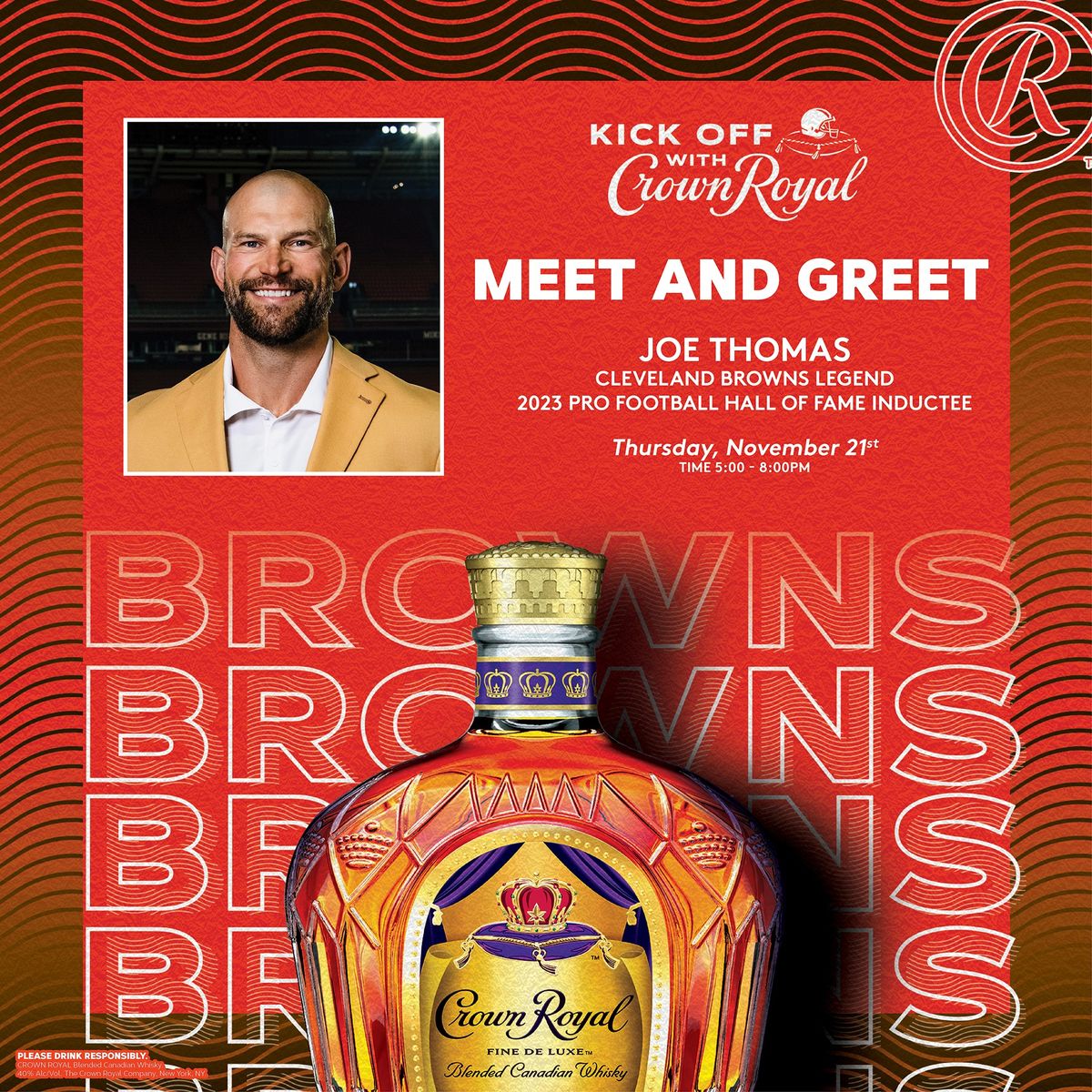 Meet & Greet with Joe Thomas at Winking Lizard Lakewood