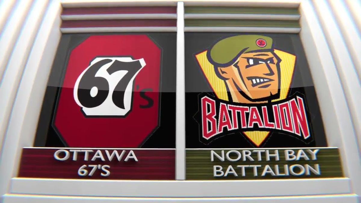 Ottawa 67s at North Bay Battalion