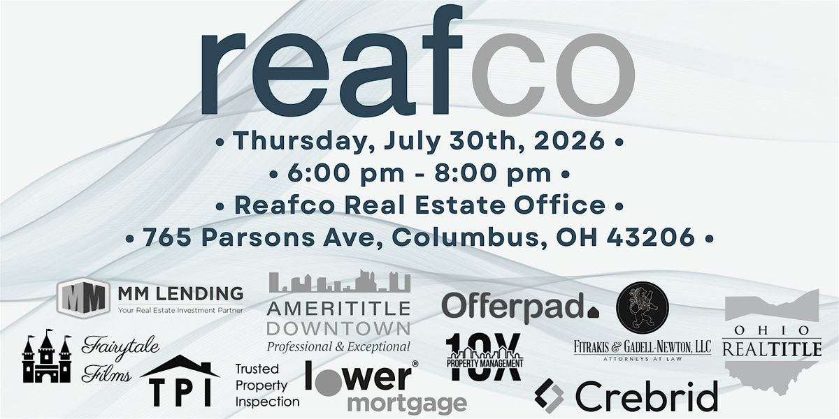Reafco's 2026 Q3 Networking Meetup!