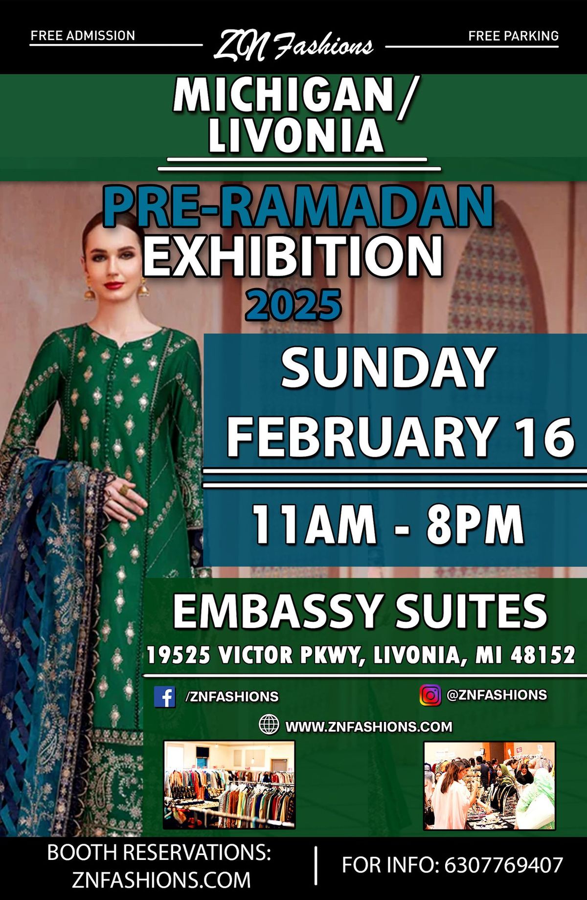 ZN Fashions Michigan\/Livonia Pre-Ramadan Exhibition