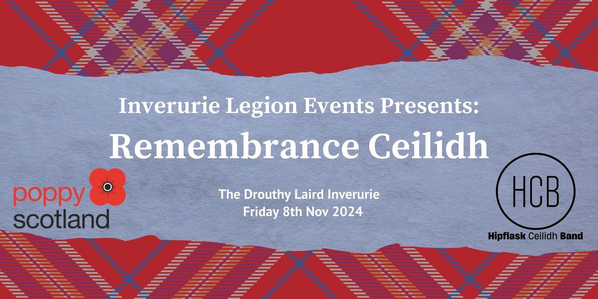 Remembrance Ceilidh | in aid of Poppyscotland