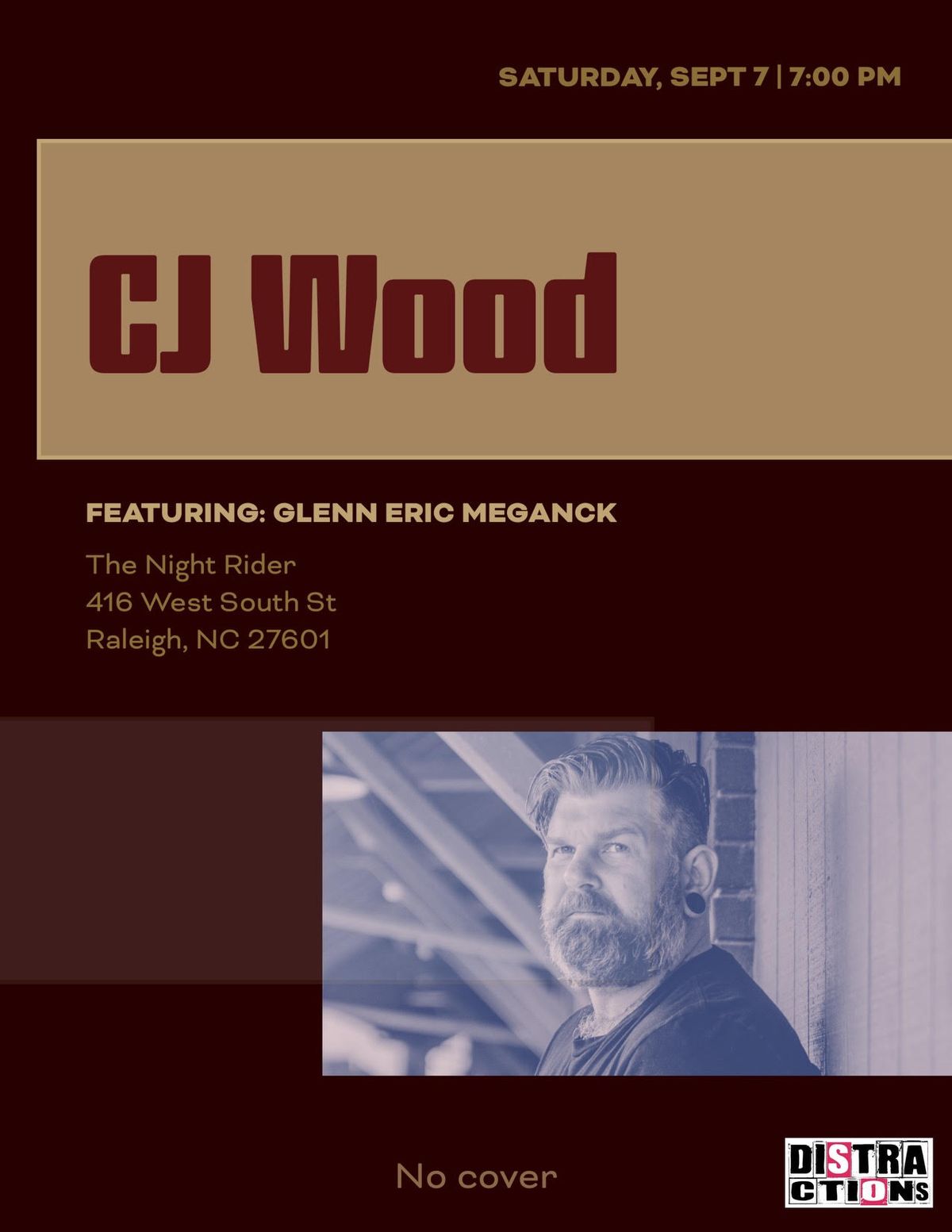 CJ Wood\/ Glenn Eric Meganck at The Night Rider