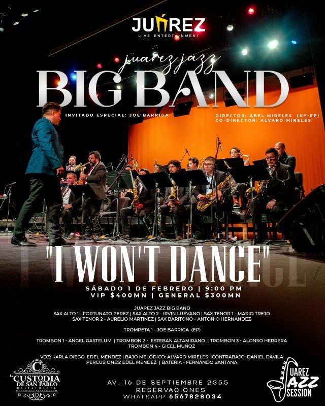 I WON'T DANCE - JUAREZ JAZZ BIG BAND 