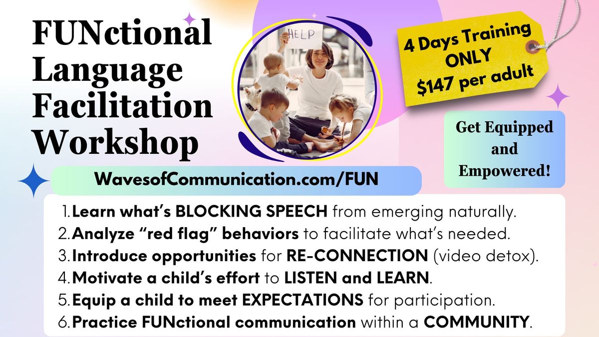 FUNctional Family Language Facilitation Workshop - Central Coast, NSW Australia