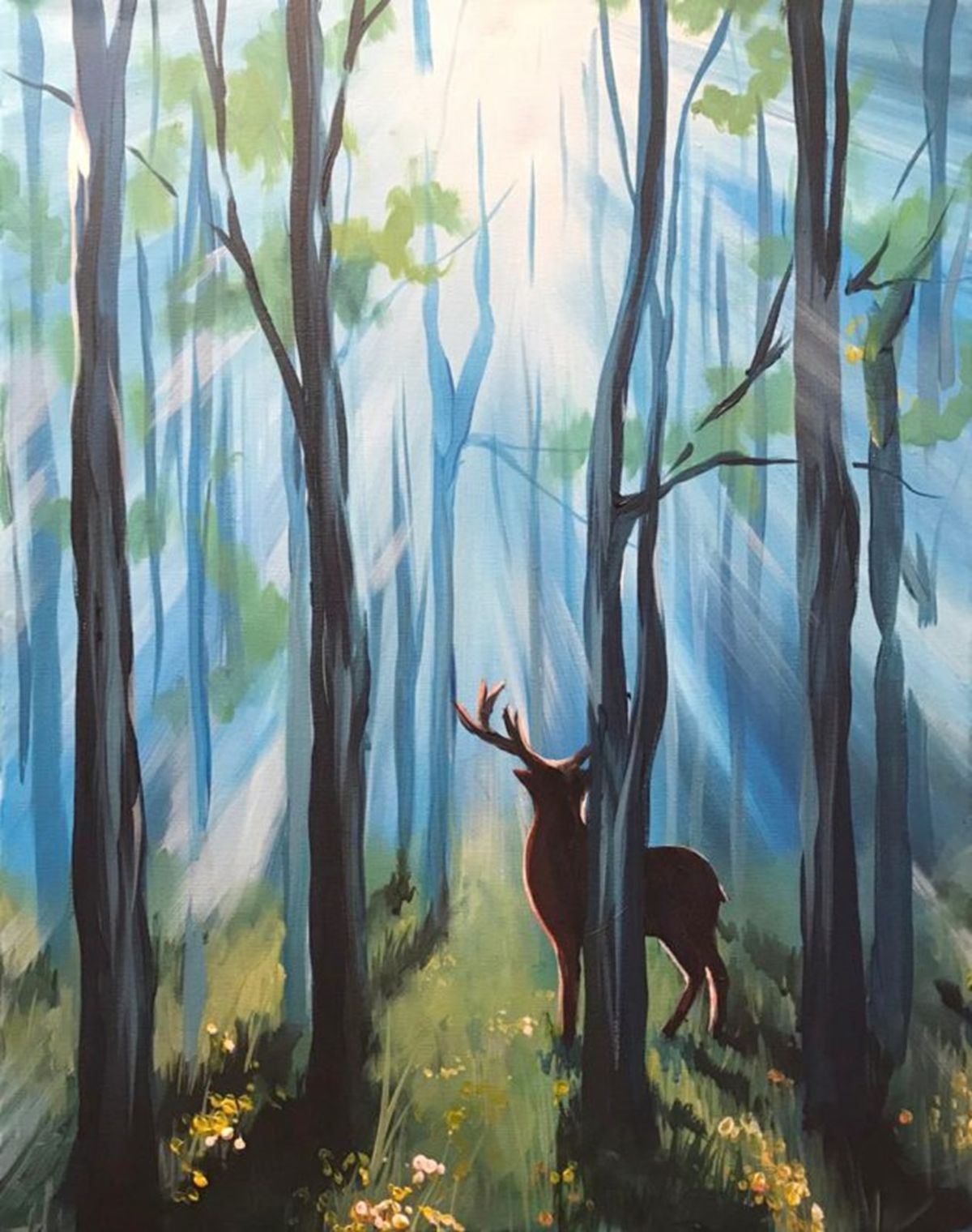 Join Brush Party to paint "King of the Glade" - Wantage