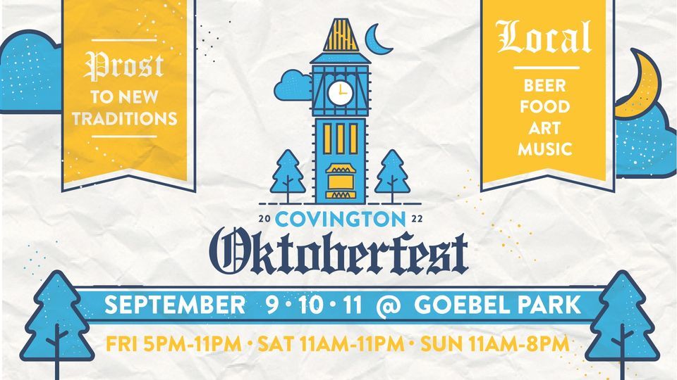 2022 Covington Oktoberfest, Goebel Park, Covington, 9 September to 11