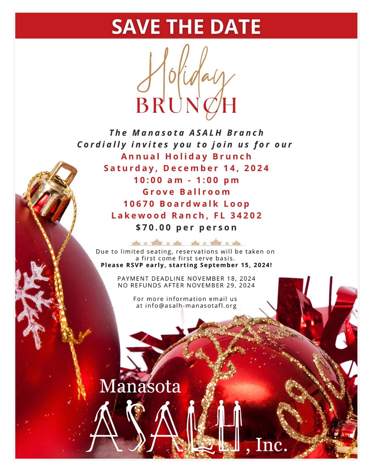 Manasota ASALH Holiday Brunch