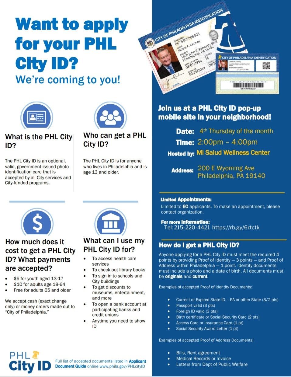 PHL city ID