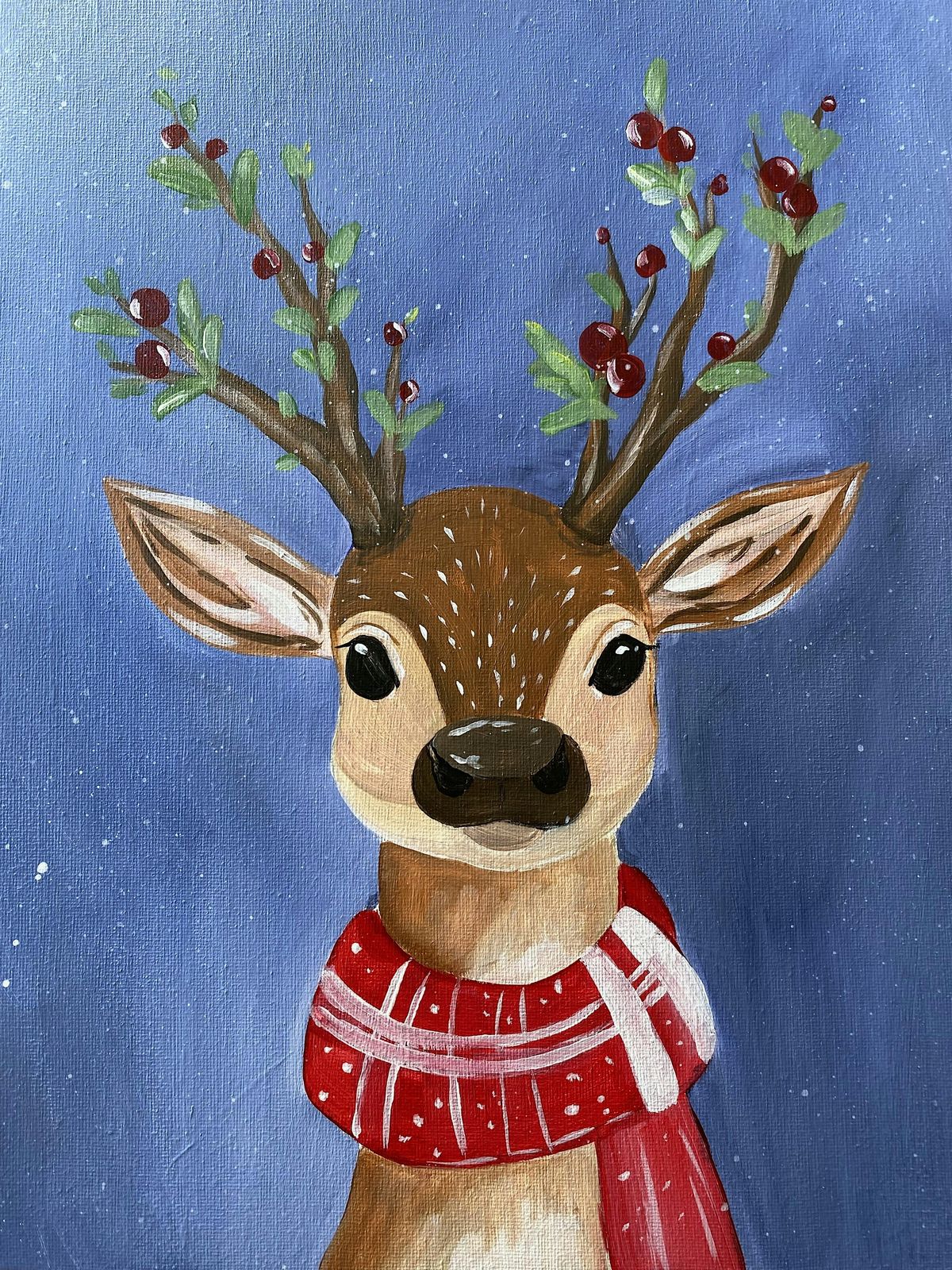 A Deer Holiday Paint and Sip in Arcadia!