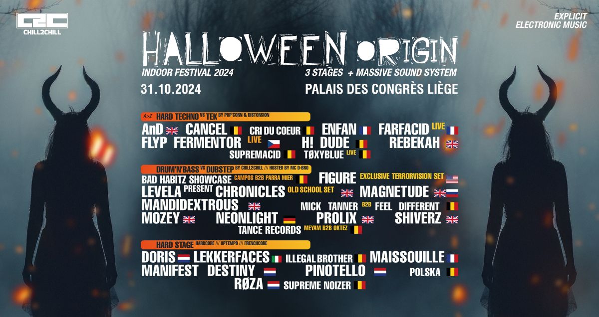 Chill2chill Halloween ORIGIN Indoor Festival 2024